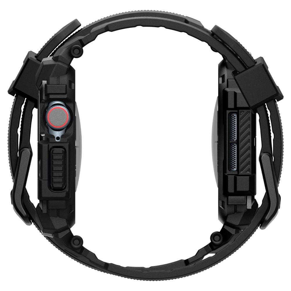 Étui Spigen Rugged Armor Pro pour Apple Watch Series 10 42mm, Noir Mat ACS08591