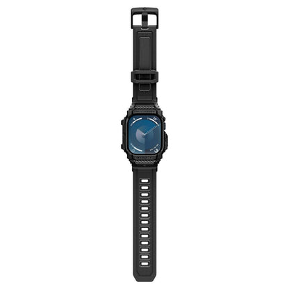 Étui Spigen Rugged Armor Pro pour Apple Watch Series 10 42mm, Noir Mat ACS08591