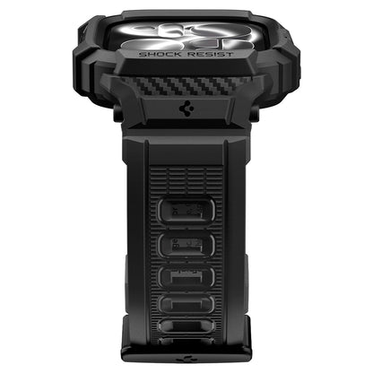 Spigen Rugged Armor Pro hoes voor Apple Watch Series 12 46mm, Mat Zwart ACS11894