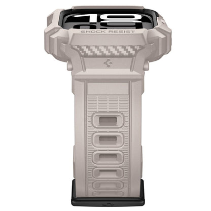Spigen Rugged Armor Pro V2 hoes voor Apple Watch Series 10 / 11 42mm, Beige