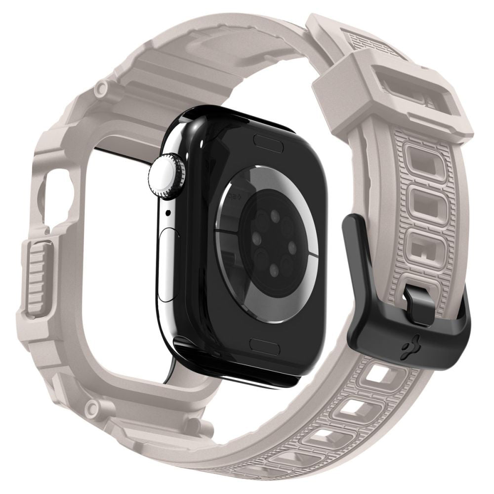 Étui Spigen Rugged Armor Pro V2 pour Apple Watch Series 10 / 11 46mm, Beige ACS10506