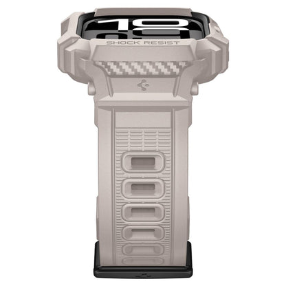 Étui Spigen Rugged Armor Pro V2 pour Apple Watch Series 10 / 11 46mm, Beige ACS10506