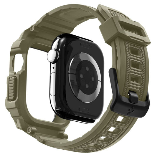 Spigen Rugged Armor Pro V2 hoes voor Apple Watch Series 10 46mm, Kaki