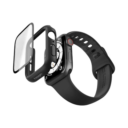 Spigen Thin Fit 360 hoesje voor Apple Watch Series 40mm, Zwart ACS11593