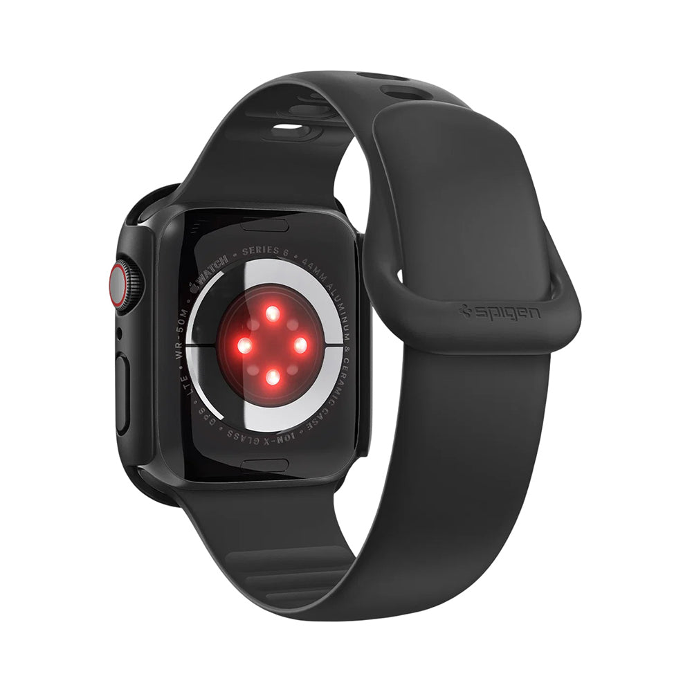 Spigen Thin Fit 360 hoesje voor Apple Watch Series 40mm, Zwart ACS11593