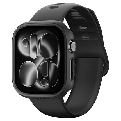 Spigen Thin Fit Hülle für Apple Watch 12 42mm, Schwarz ACS11880