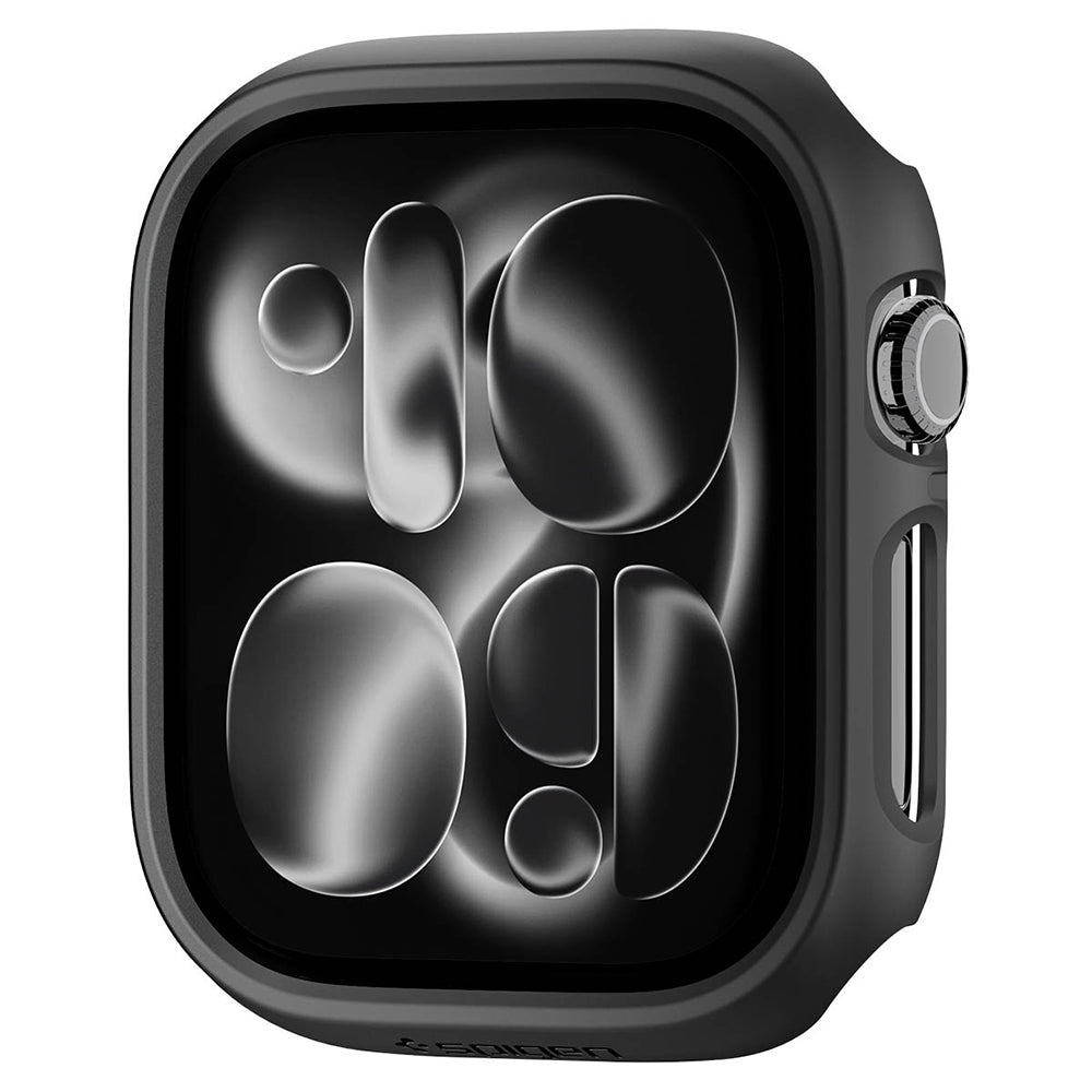 Spigen Thin Fit Hülle für Apple Watch 12 46mm, Schwarz ACS11890