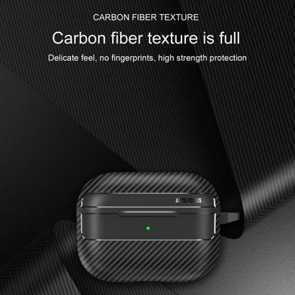 Techsuit CarbonFiber Case for Apple AirPods Pro 3, Black