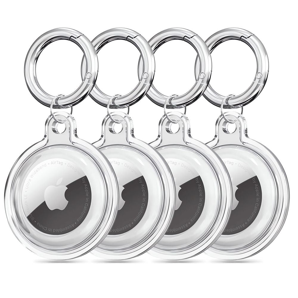 Coque Techsuit CT15 pour Apple AirTag, Transparente