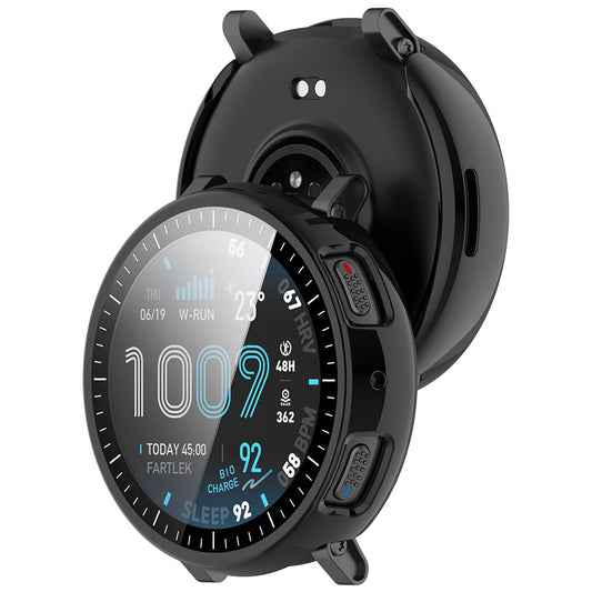 Techsuit Defense360 Pro Hülle für Amazfit Active Max, Schwarz