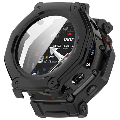 Techsuit Defense360 Pro Hülle für Amazfit T-Rex 3 Pro, Schwarz