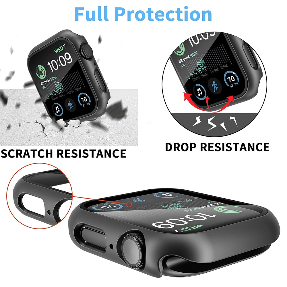Coque Techsuit Defense360 Pro pour Apple Watch 44mm Series, Noire