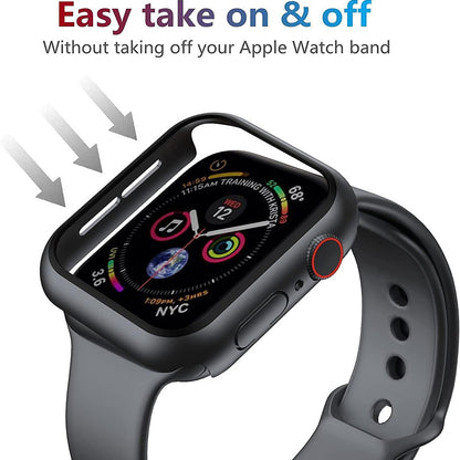 Coque Techsuit Defense360 Pro pour Apple Watch 44mm Series, Noire