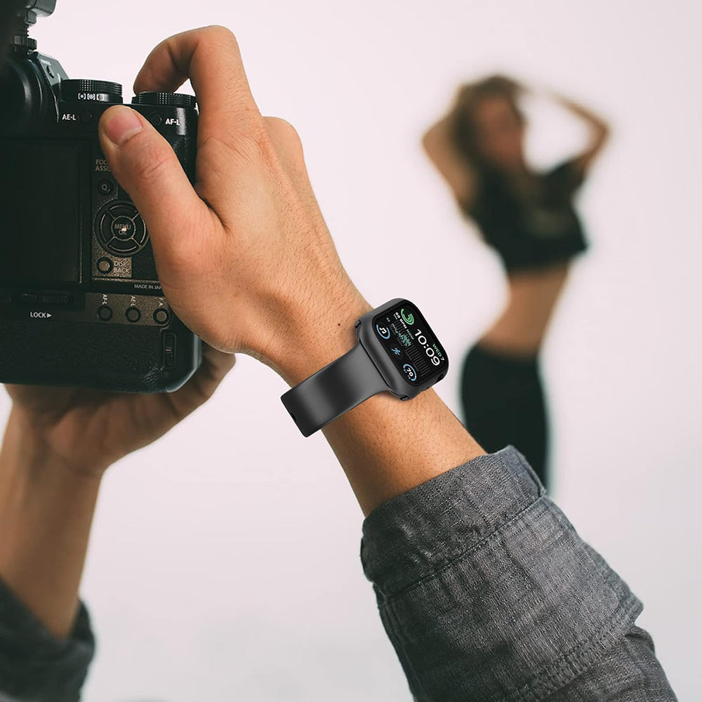 Coque Techsuit Defense360 Pro pour Apple Watch 44mm Series, Noire