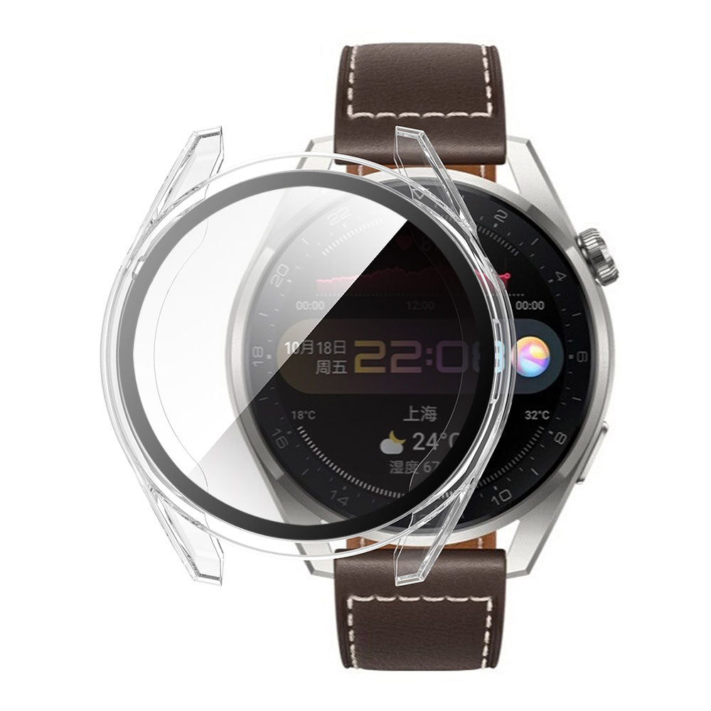 Techsuit Defense360 Pro Hülle für Huawei Watch 3 Pro, Transparent