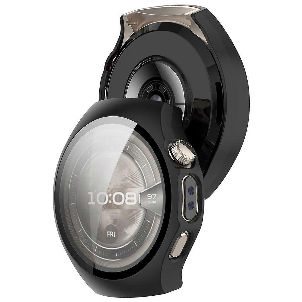 Coque Techsuit Defense360 Pro pour Huawei Watch 5 46mm, Noire