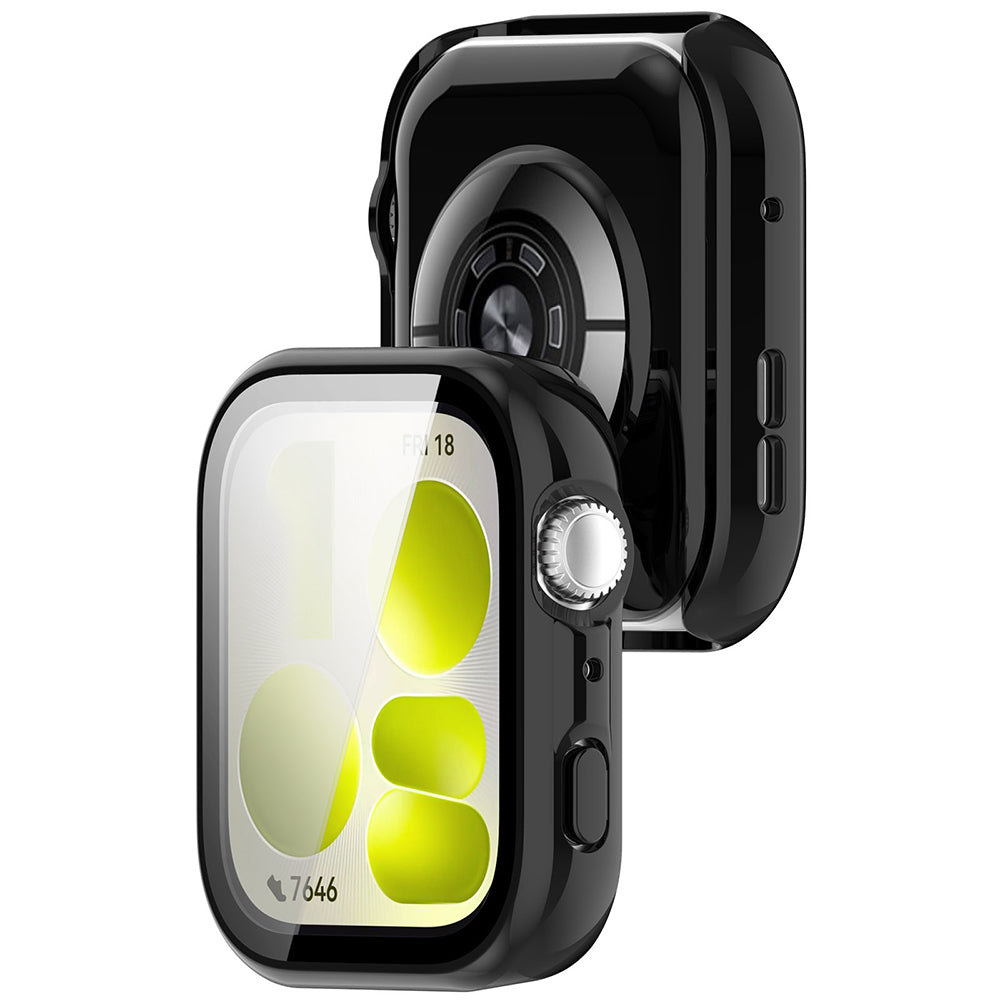 Techsuit Defense360 Pro Hülle für Huawei Watch Fit 5, Schwarz