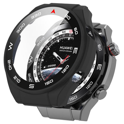 Techsuit Defense360 Pro Bezel Hülle für Huawei Watch Ultimate, Schwarz