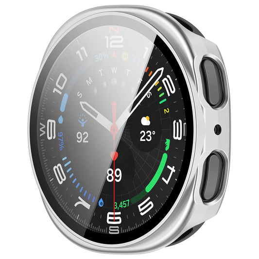 Techsuit Defense360 Pro Hülle für Samsung Galaxy Watch8 40mm, Silber