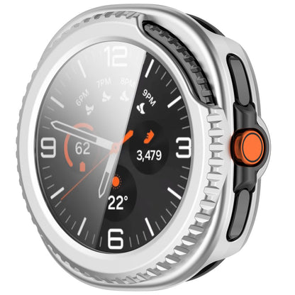 Techsuit Defense360 Pro Hülle für Samsung Galaxy Watch8 Classic, Silber