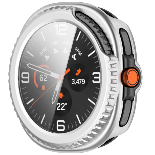 Coque Techsuit Defense360 Pro pour Samsung Galaxy Watch8 Classic, Argentée