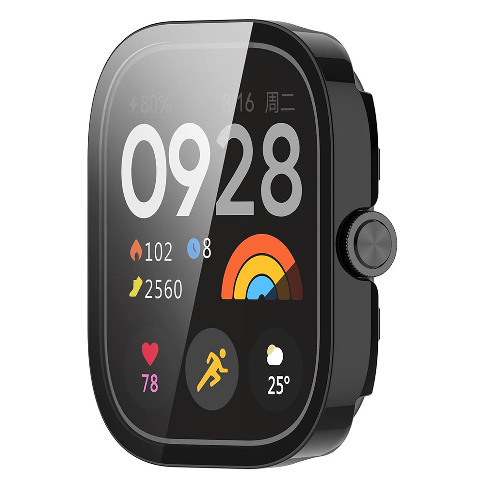 Techsuit Defense360 Pro Hülle für Xiaomi Redmi Watch 4, Schwarz