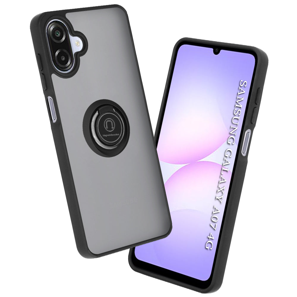 Hülle für Samsung Galaxy A07 4G A075, Techsuit, Glinth, Schwarz
