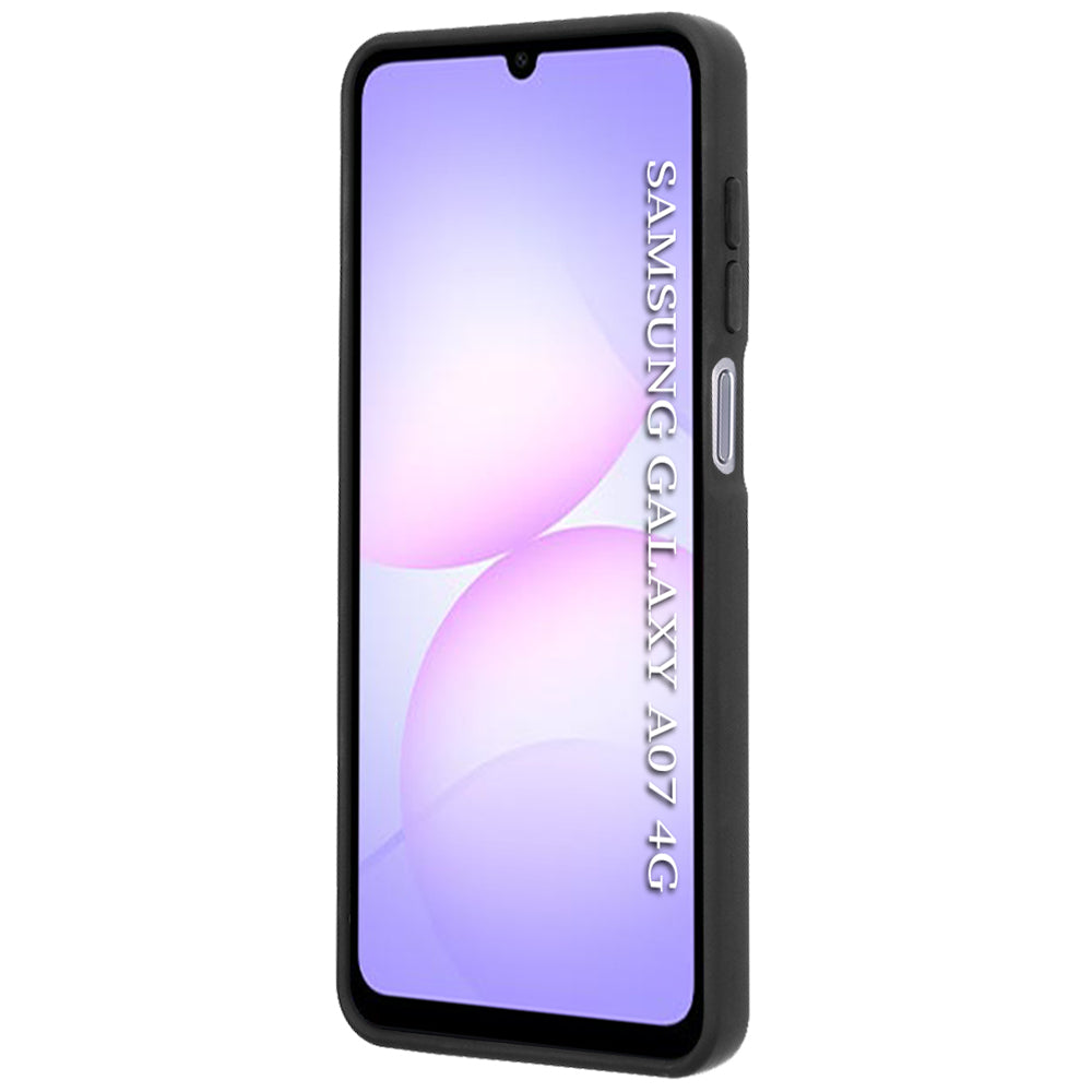 Hülle für Samsung Galaxy A07 4G A075, Techsuit, Glinth, Schwarz