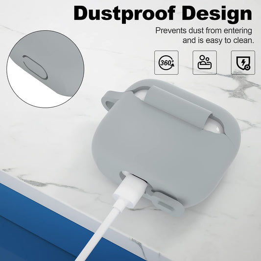 Techsuit Silikonhülle für Apple AirPods 3, Lila