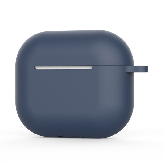Coque Techsuit Silicone pour Apple AirPods 4, Bleu marine