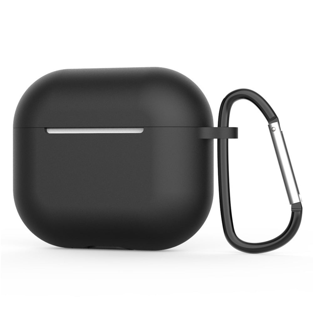 Techsuit Silicone Hoesje voor Apple AirPods 4, Zwart