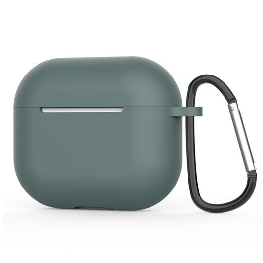 Coque Techsuit Silicone pour Apple AirPods 4, Vert Foncé