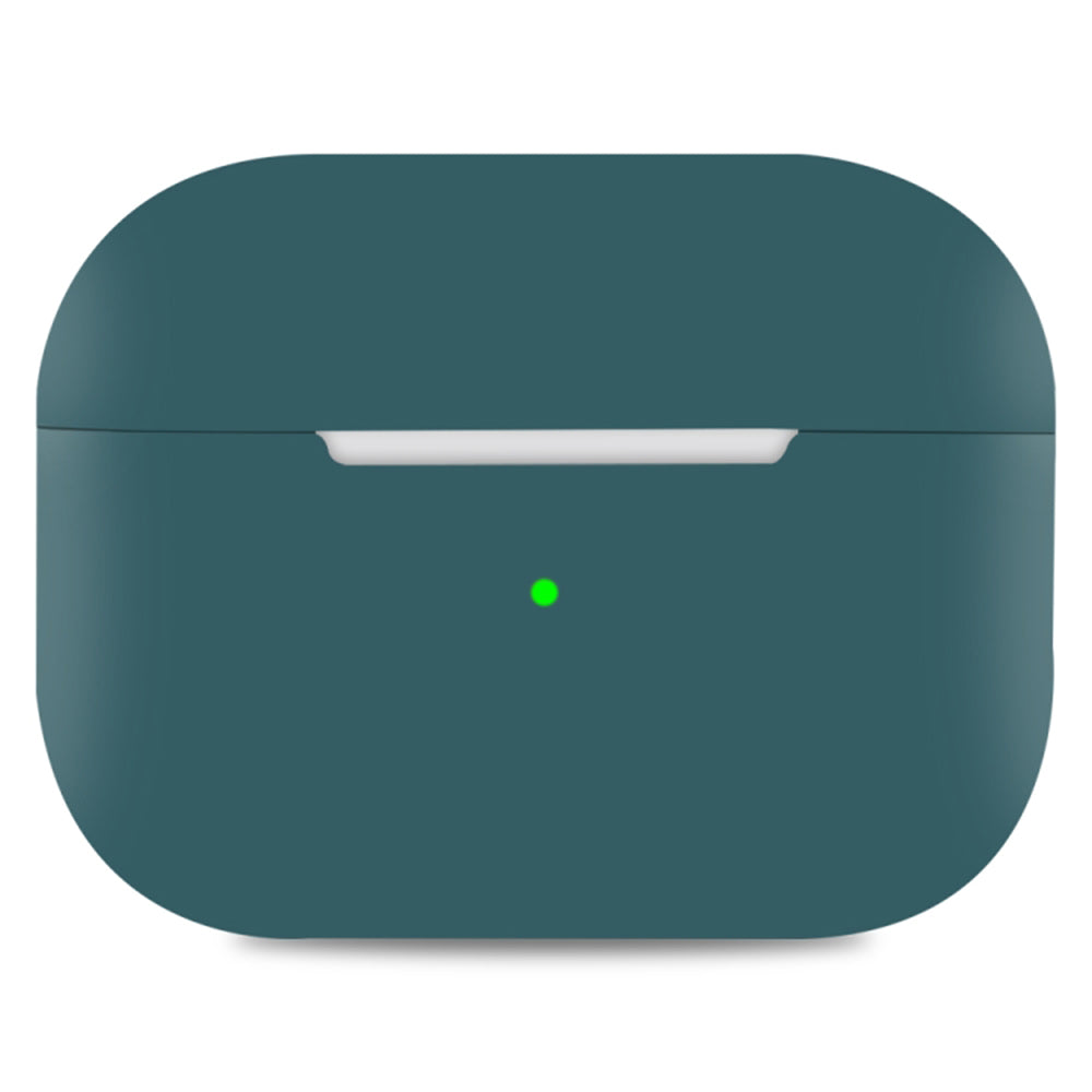 Techsuit Silikonhülle für Apple AirPods 4, Dunkelgrün
