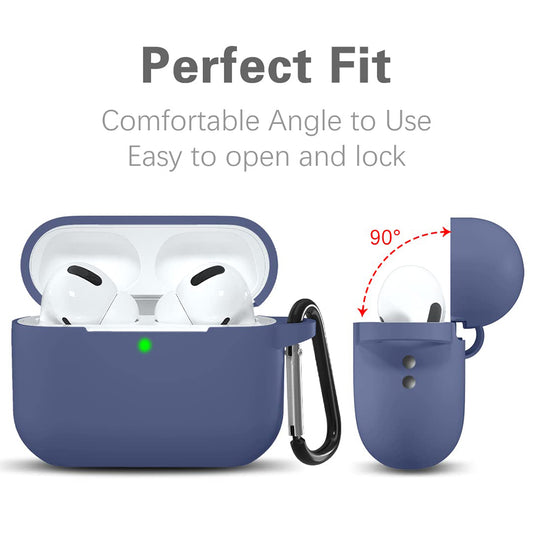 Techsuit Silikonhülle für Apple AirPods Pro Serie, Grau