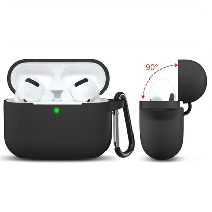Coque Techsuit Silicone pour Apple AirPods Pro Series, Noire