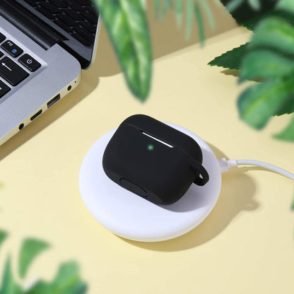 Coque Techsuit Silicone pour Apple AirPods Pro Series, Noire