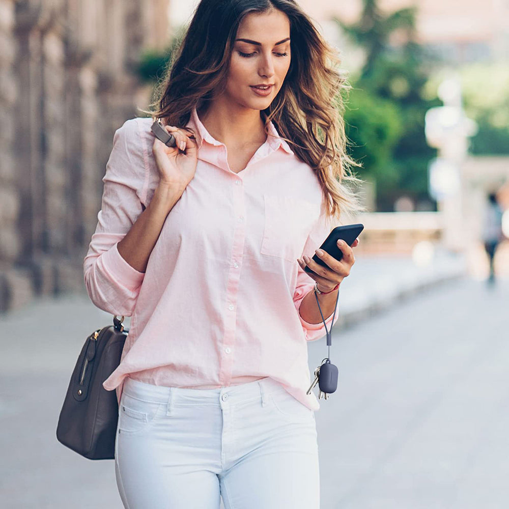 Techsuit Silicone Case for Apple AirPods Pro Series, Dark Green