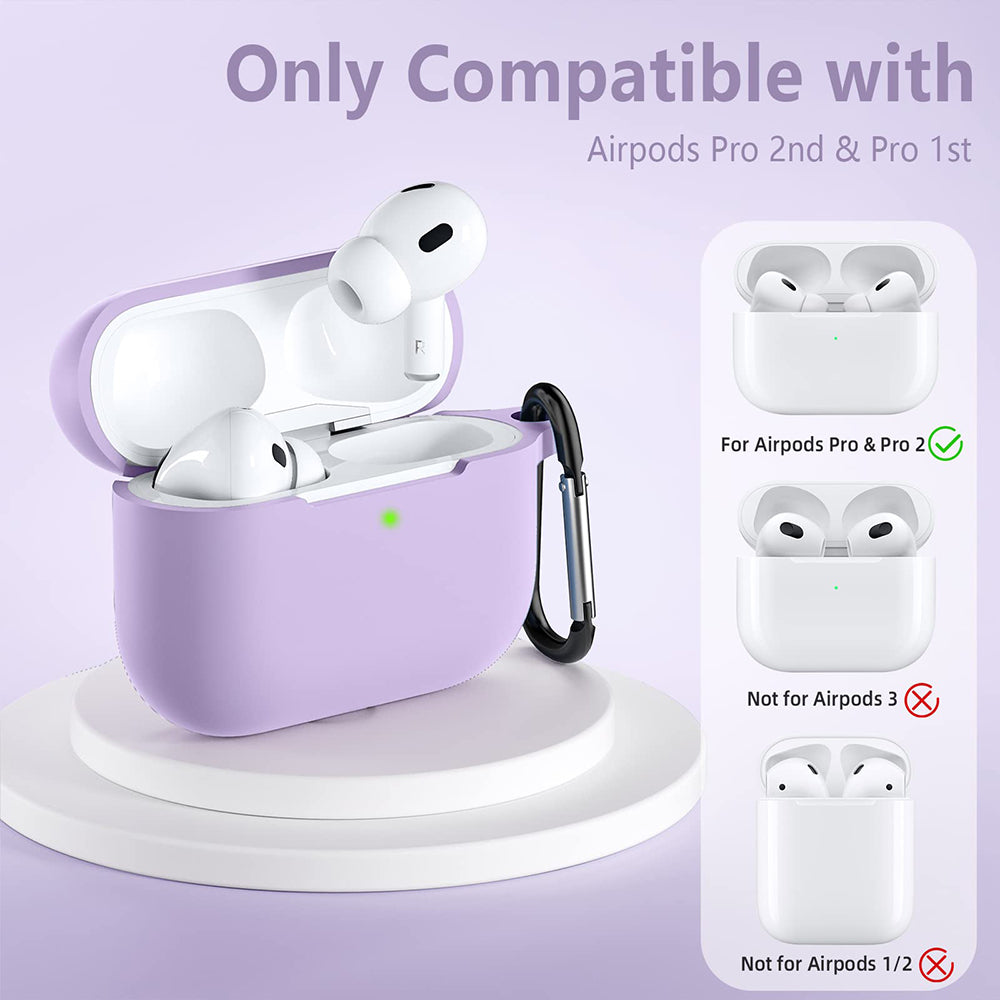 Techsuit Silicone Case for Apple AirPods Pro Series, Blue