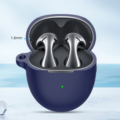 Techsuit Silicone Hoesje voor Huawei FreeBuds 5, Zwart