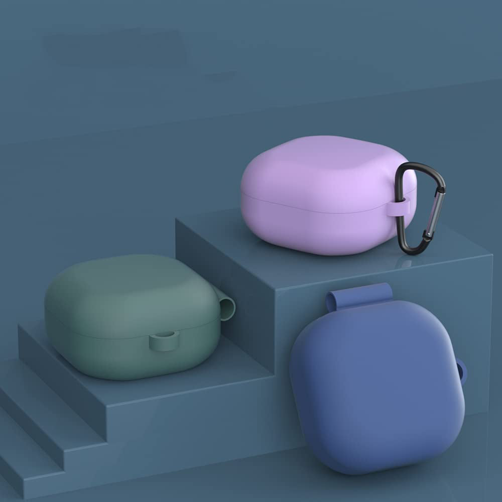 Techsuit Silicone hoesje voor Samsung Galaxy Buds FE / Buds2 Pro / Buds2 / Buds Pro / Buds Live, Zwart