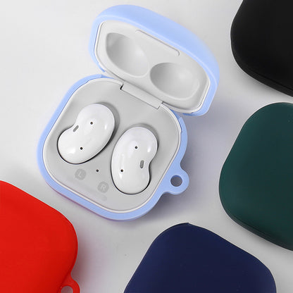 Techsuit Silicone hoesje voor Samsung Galaxy Buds FE / Buds2 Pro / Buds2 / Buds Pro / Buds Live, Zwart