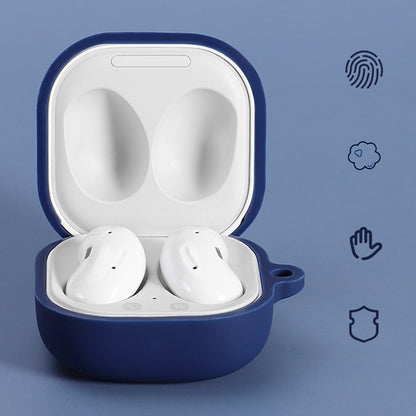 Techsuit Silicone hoesje voor Samsung Galaxy Buds FE / Buds2 Pro / Buds2 / Buds Pro / Buds Live, Zwart