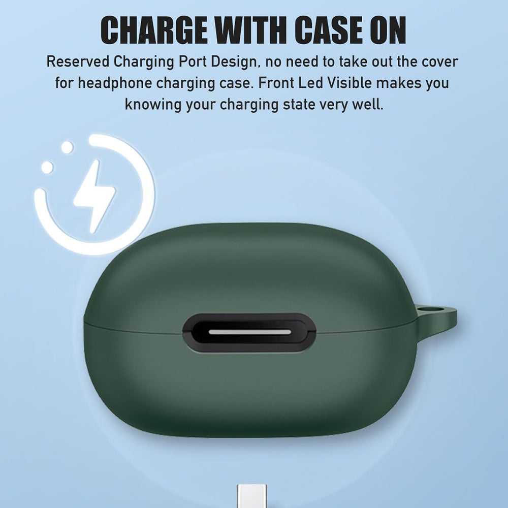 Techsuit Silikonhülle für Apple AirPods Gen 1 / Gen 2, Schwarz