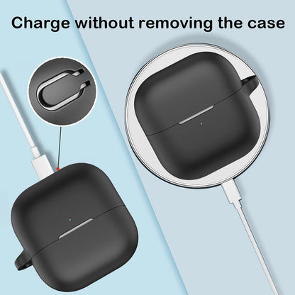 Housse Techsuit Silicone pour Huawei FreeClip 2, Noire