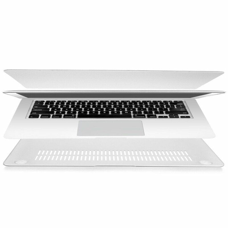 Techsuit UltraShell Case for Apple MacBook Air 13inch (2017), Matte Transparent