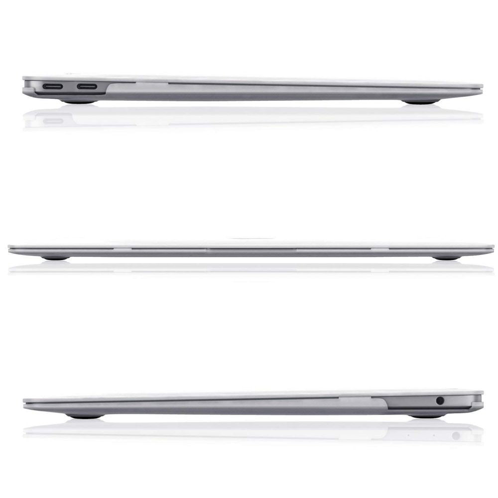 Techsuit UltraShell Case for Apple MacBook Air M2 13inch (2024) / Air M2 13inch (2022), Black