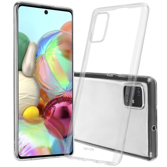 Etui pour Samsung Galaxy A42 5G A426, Nevox, StyleShell Flex, Transparent