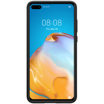 Hoesje voor Huawei P40, Nillkin, Flex Pure Liquid Silicone, Zwart