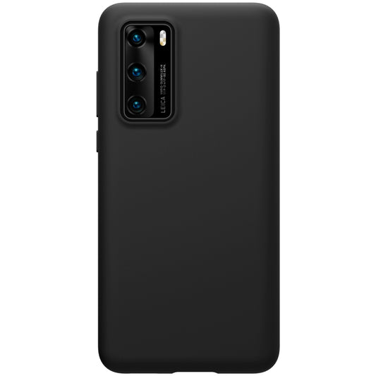 Hoesje voor Huawei P40, Nillkin, Flex Pure Liquid Silicone, Zwart