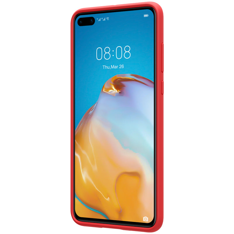 Hoesje voor Huawei P40, Nillkin, Flex Pure Liquid Silicone, Roze